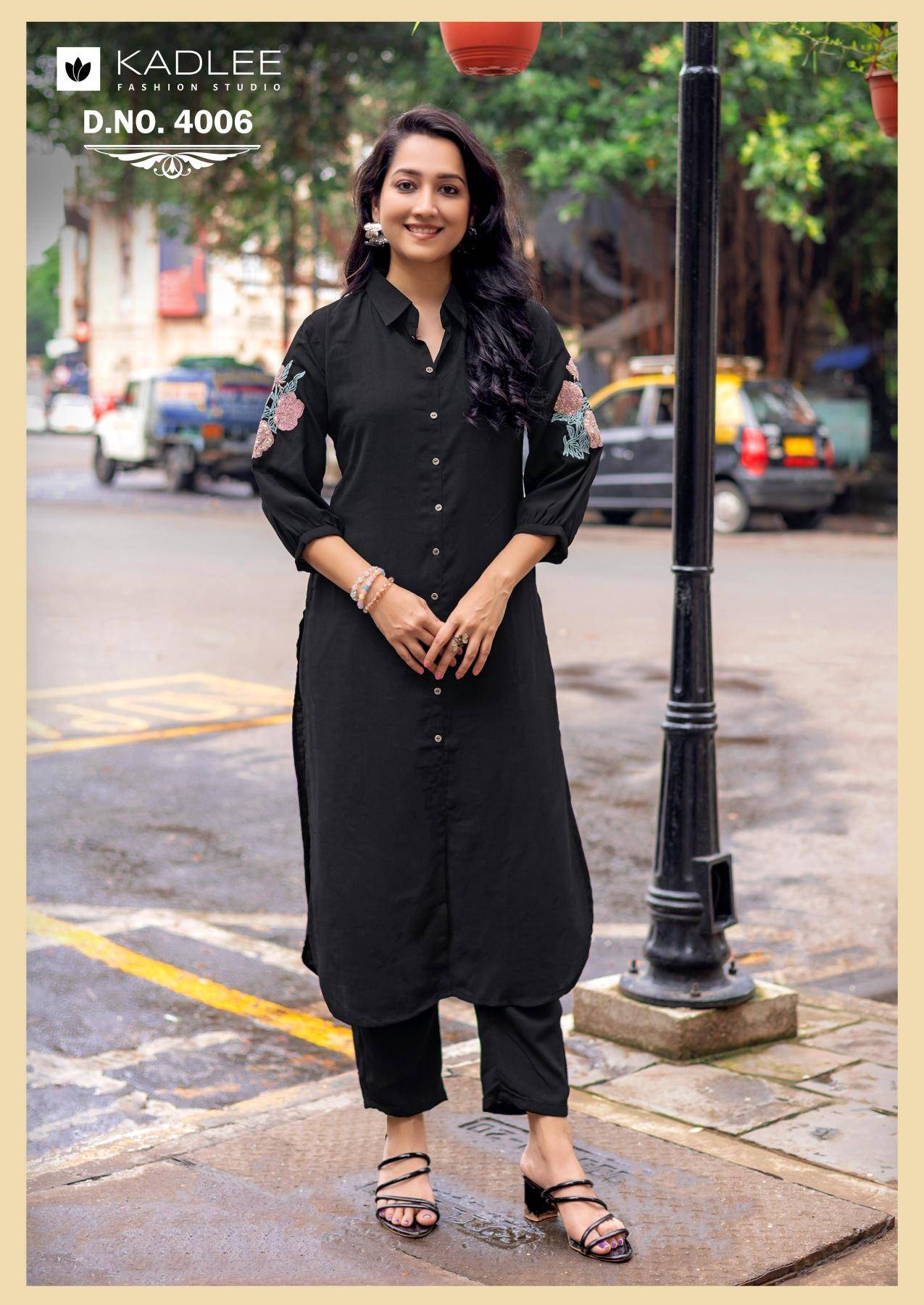 Kadlee blue bell coord set  Kurti wholesalers online